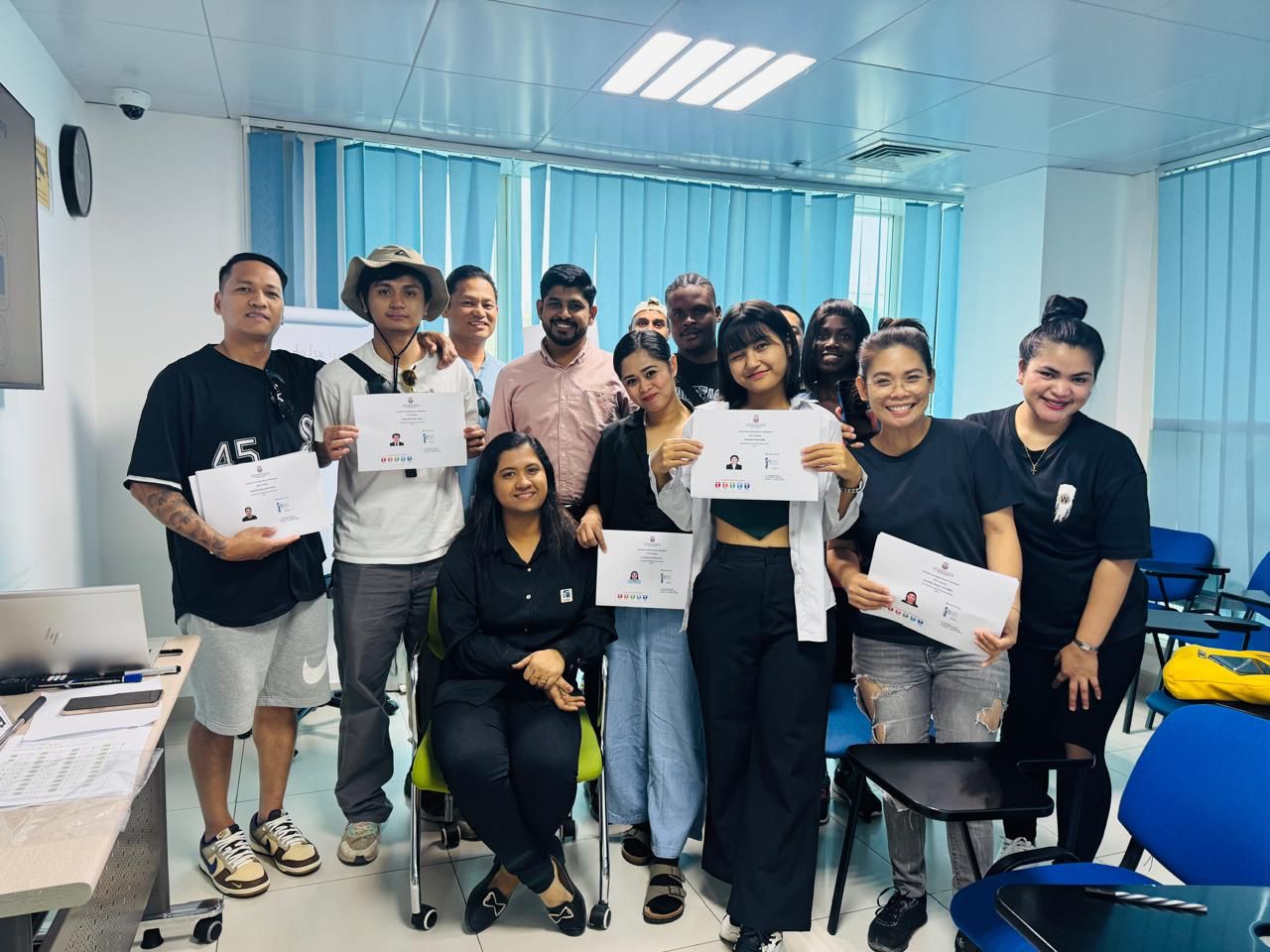 RMK Experts training session with certificates